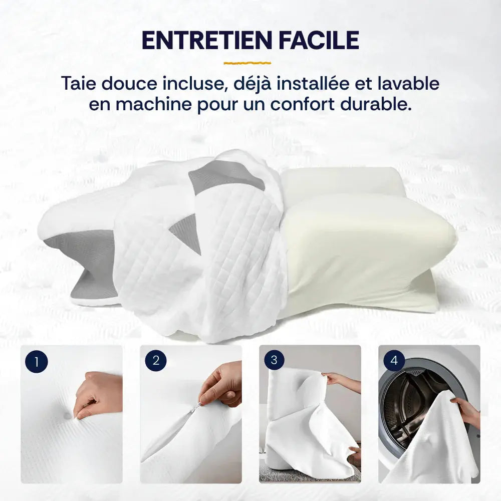 Somnia Oreiller Ergonomique à mémoire de forme Somnia